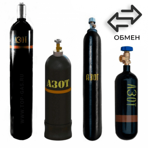 Обмен азотных баллонов в Бибирево